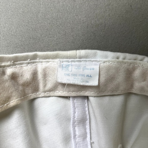 Vintage Hopkins University Hat Cap Snapback White The Game Bar Script Logo 90s - Picture 7 of 9